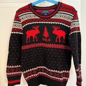 Polo by Ralph Lauren Boy’s Black and Red Sweater